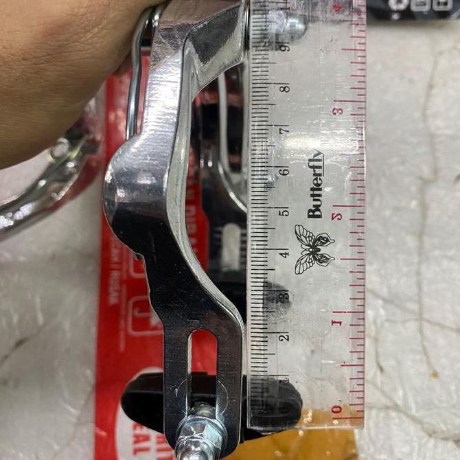 Rem U Brake Long Panjang Platinum Alloy Silver Like TKW800 - Rem UBrake Platinum Panjang Include Kar