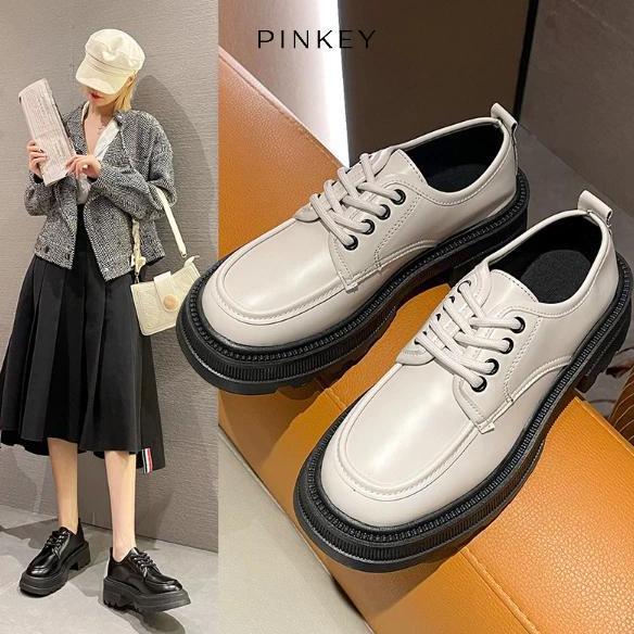 PINKEY P056 Sepatu Boots Wanita Pinkey Docmart Kasual Shoes - Tinggi Hak 5cm
