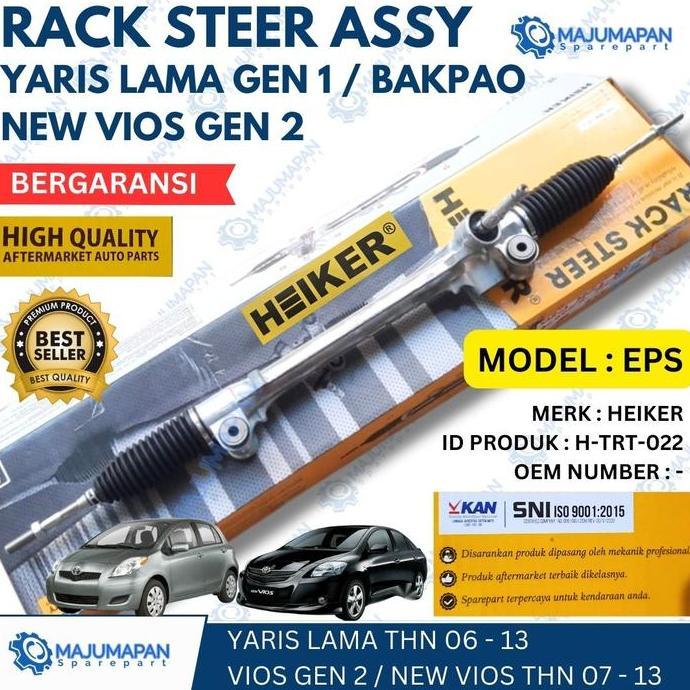 RACK STEERING ASSY YARIS LAMA BAKPAO NEW VIOS GEN 2 EPS REK STERING STEER STIR HEIKER