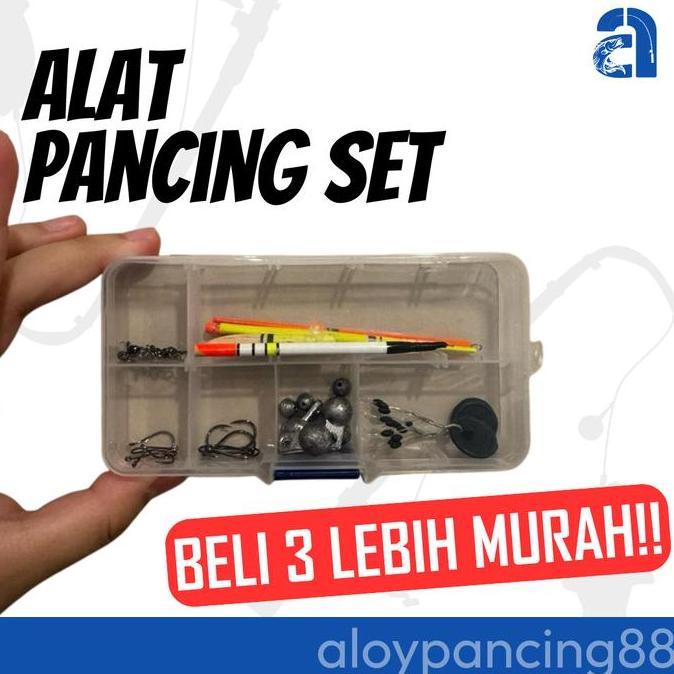 (PILIHAN TERBAIK) Kail pancing set, ALAT PANCING KOMPLIT TINGGAL PAKAI, cocok untuk ikan Patin,bawal