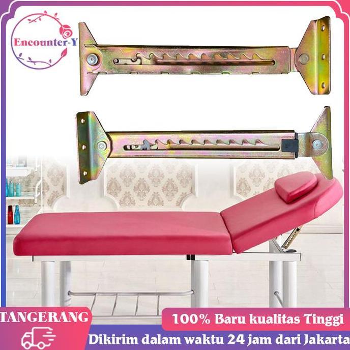 QINGACHO 2pcs/Set Engsel Tempat Tidur Lipat 10 Levels Adjustable Engsel Kursi Lipat Lesehan Engsel S