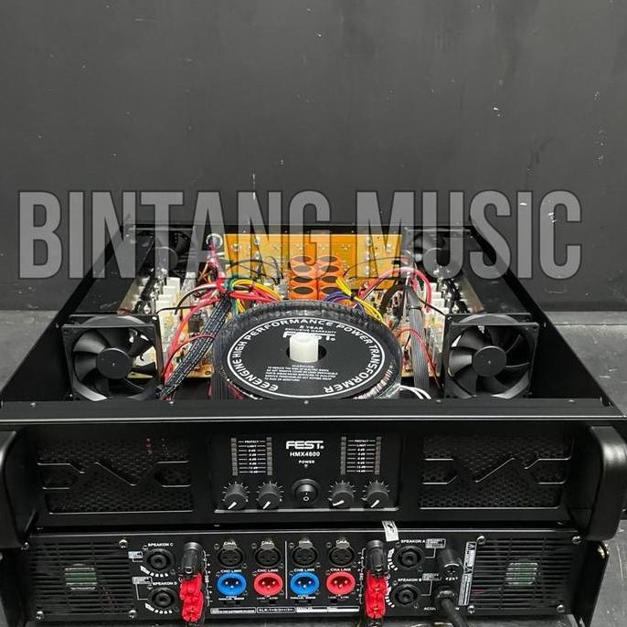 Power amplifier fest hmx4800 original 4 channel HMX 4800 FEST