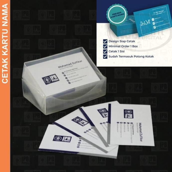 Cetak Kartu Nama / Pesan Kartu Nama / Custom Kartu Nama / Name Card Custom
