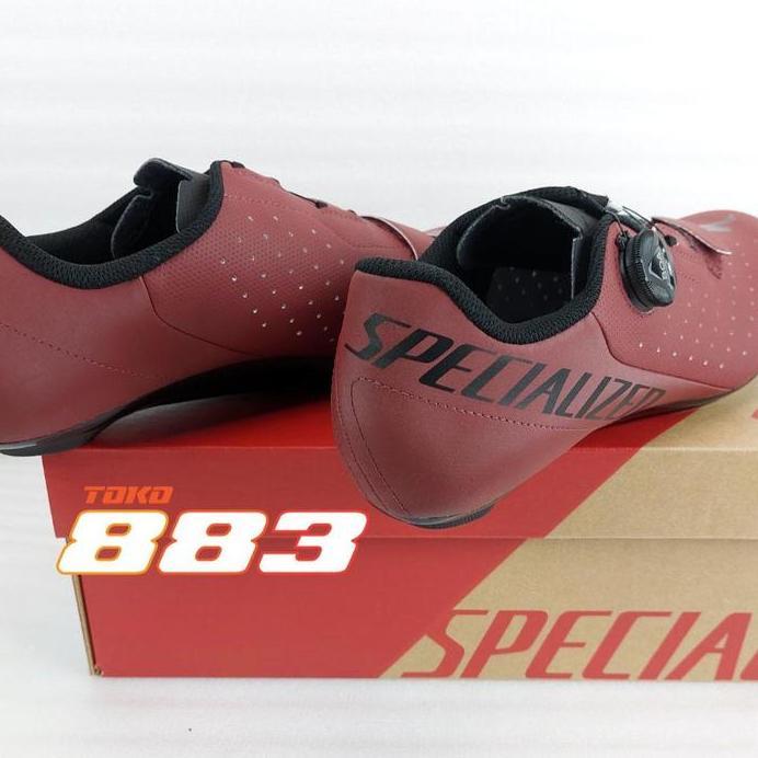 Sepatu Road Bike Specialized Torch 1.0 Road Shoes - Merah Marun
