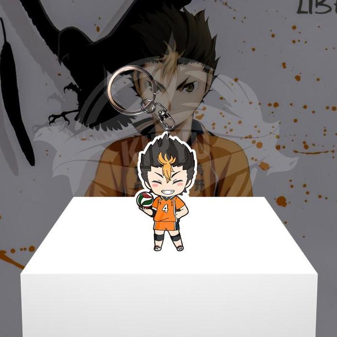 Gantungan Kunci Anime Haikyuu Nishinoya Yuu - Ganci Akrilik - Keychain Acrylic