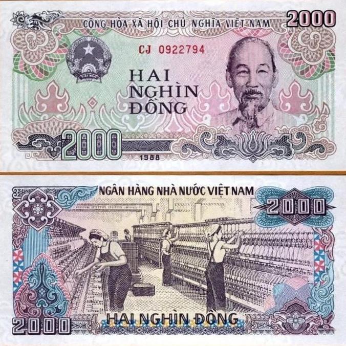 Vietnam 2000 Dong 1988