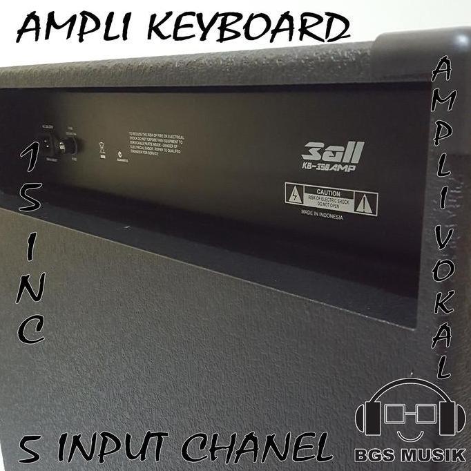 Ampli Keyboard 15inc + Ampli Vokal + Ampli Karaoke + Ampli Tahlilan