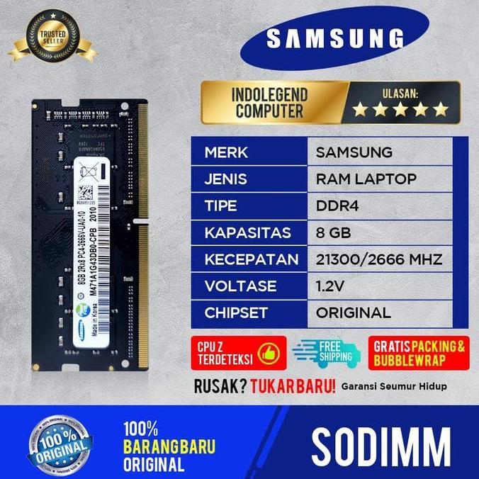 RAM SAMSUNG SODIM DDR4 8GB PC2666