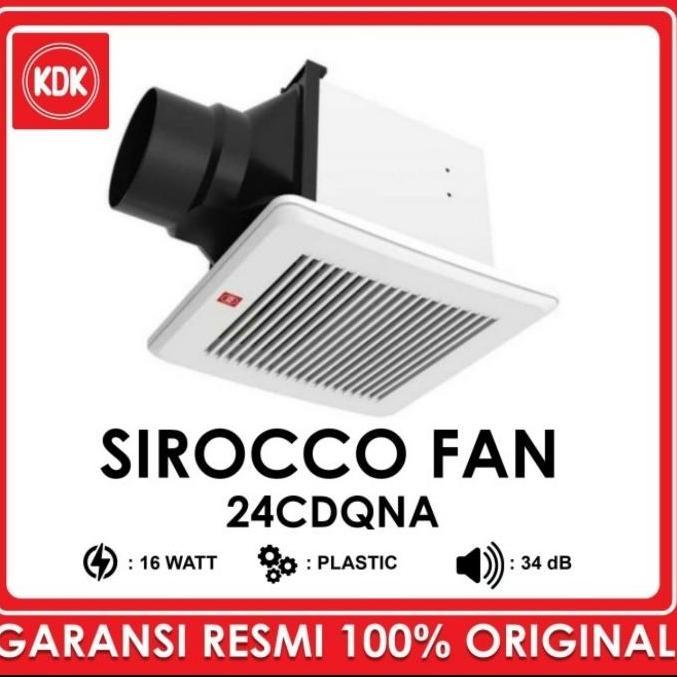 cv.lamsiah- Exhaust Fan KDK 24 CDQNA Plafon SIROCCO FAN 24CDQNA Diskon