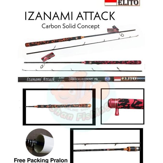 Promo Joran Sb.2 Elito Izanami Attack ( Packing Pipa Pvc )