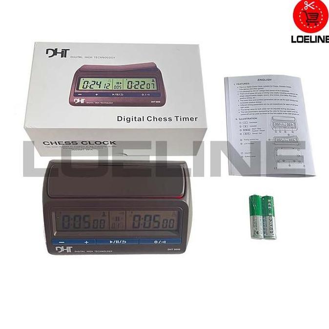 Aminahhasyim- Jam Catur DHT Digital Chess Clock Count Timer DHT5000 DHT8000 DHT9000 DGT Diskon