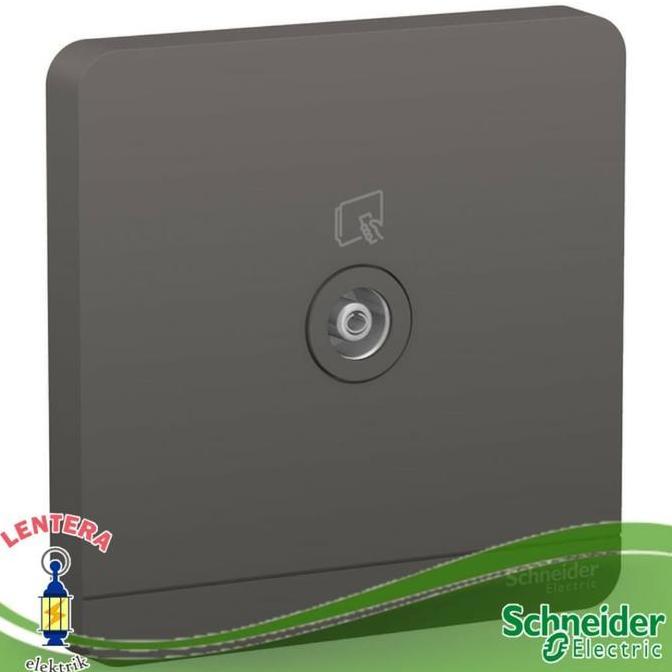 Termurah Schneider Avatar On Soket Tv Outlet Dark Grey E8331Tv_Dg