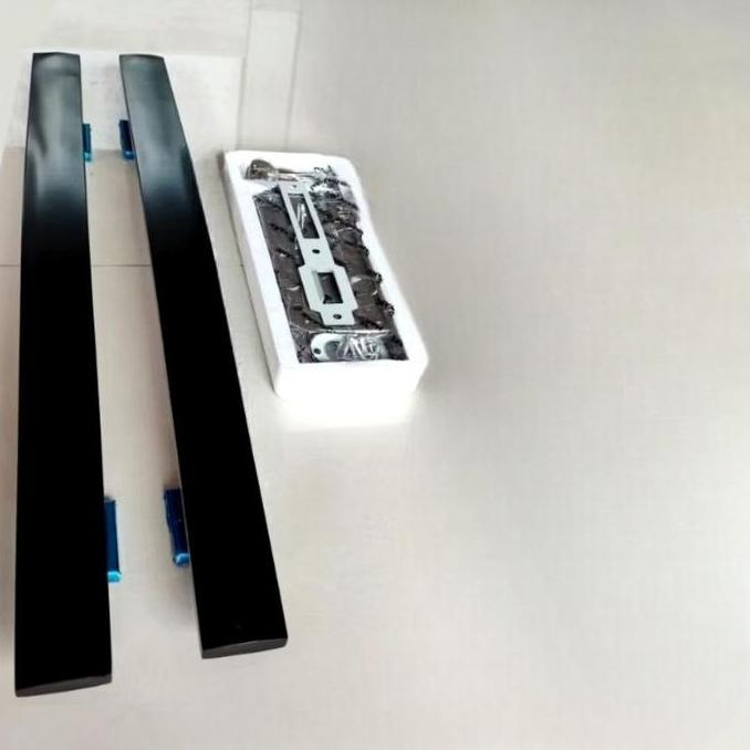 2Pcs Handle Pintu Rumah Minimalis Model Sabit Set Kunci // Gagang Pintu Rumah Stainless Set Kunci Te