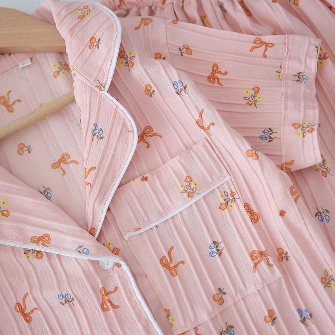 Baju Anak Perempuan - LANGSUNG KIRIM Setelan Piyama Anak Premium Cotton Motif Sunday Terviral / Fash