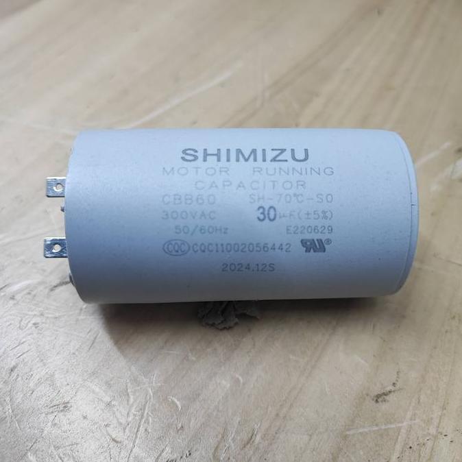 Kapasitor Shimizu Bulat Colok 30Uf 300V Asli Capacitor Ps 226 230 255 Jet 308 | 2 Pin 30 Uf Mikro Mi