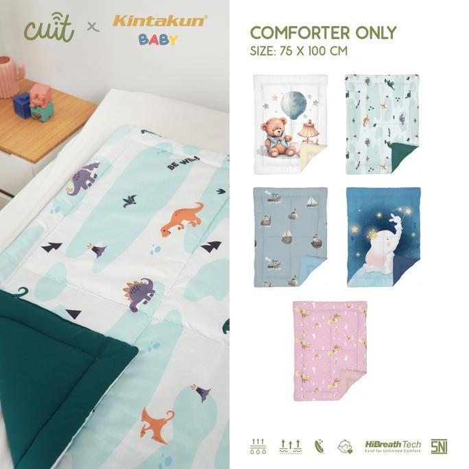 CUIT X KINTAKUN BABY Bedding Comforter Bayi Bedcover Only Gold Katun Anti Bakteri