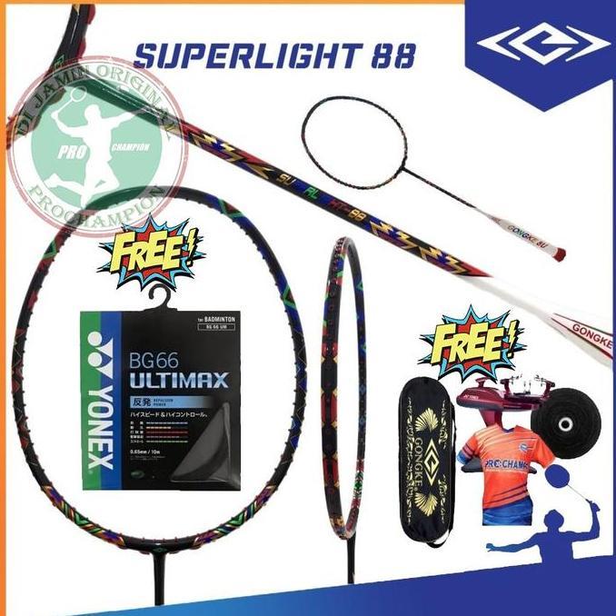 belviercinez GONGKE SUPERLIGHT / SUPER LIGHT RAKET GONGKE RAKET BADMINTON ORIGINAL Diskon