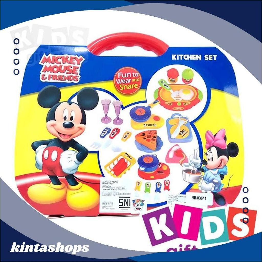 Mickey Mouse Tableware Kitchen Set KGS Terlaris