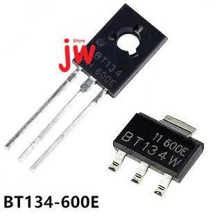 (3) BT134-600 BT134-600E BT134 TO-126 SOT-23 SMD Triac 600V Komponen Elektronik jwelek70 Kualitas Ba