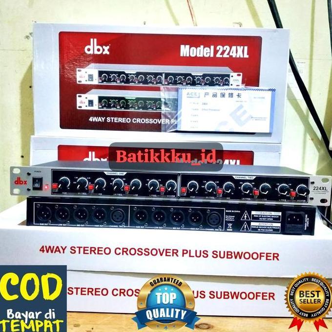 gacorrriki / Crossover 224XL SUB 224 XL + Subwoofer Output 4 Way Stereo Diskon