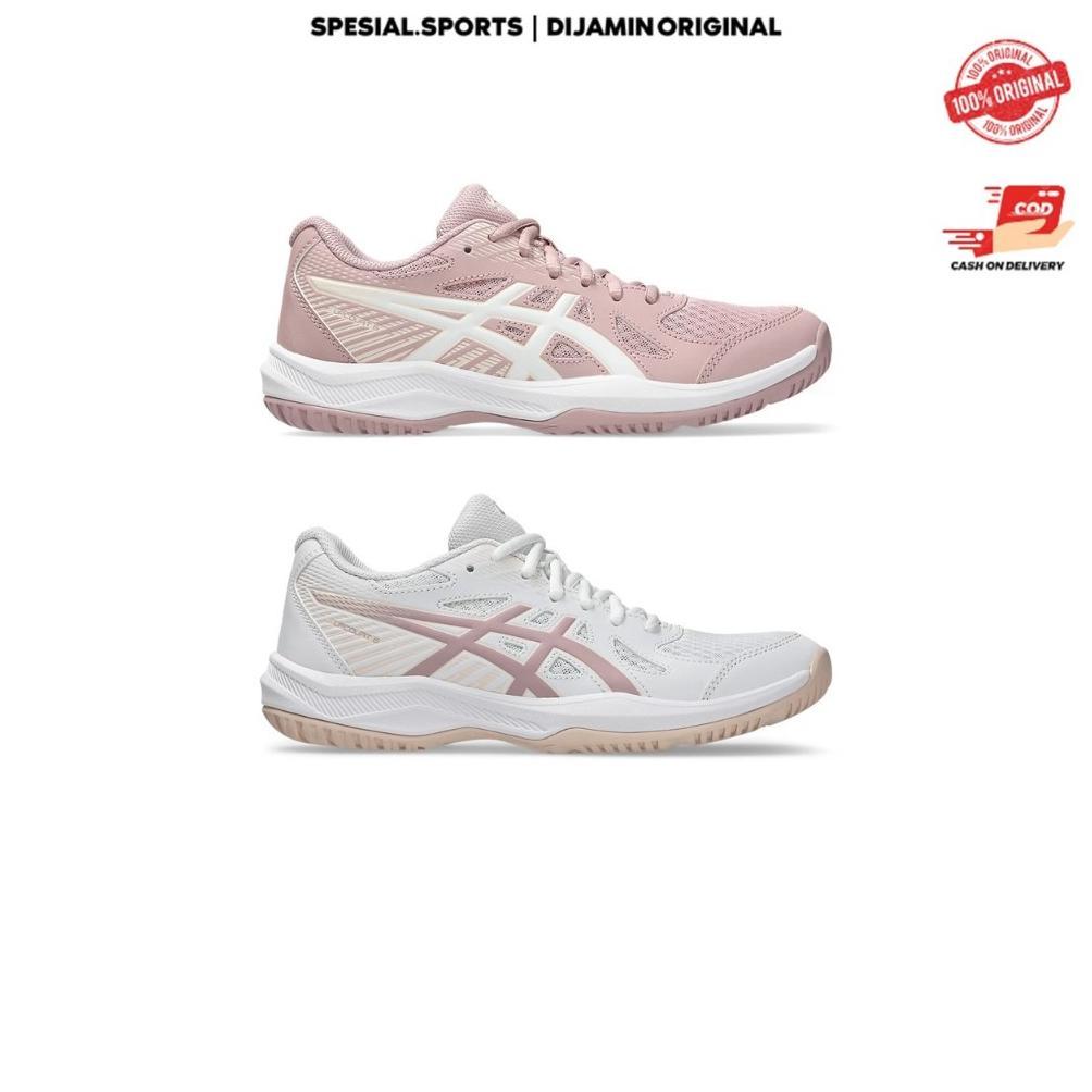 big promo asics upcourt 6 women - sepatu tenis badminton original