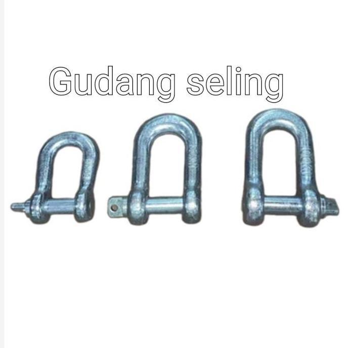 BEBAS ONGKIR - shackle d m8 / shackle d 8mm / shackle d 5/16 pesanan khusus