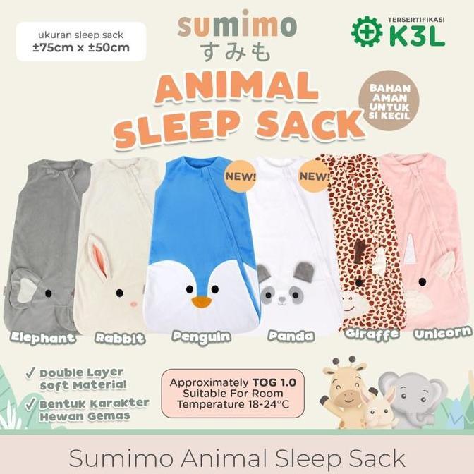 Sleep Sack Baby | Sumimo Animal Sleep Sack | Kantung Tidur Bayi