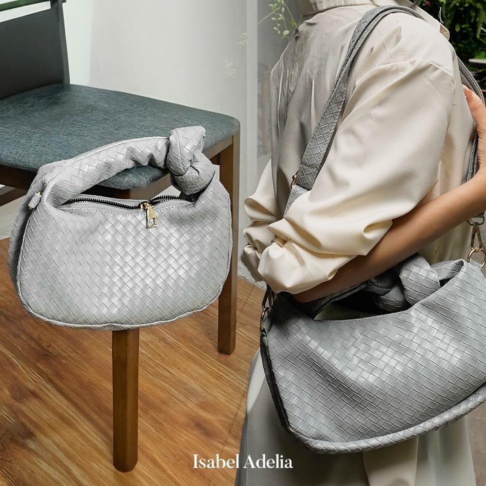 NEW PRODUCT Isabel Adelia JODIE Slingbag Tas Wanita Casual Kuliah Hobo Bag Leather Handbag Simple