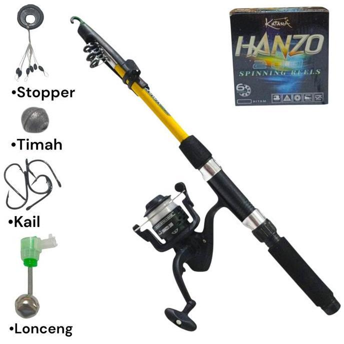 Set Pancing Kolam Termurah (Siap Pakai) Joran Reel