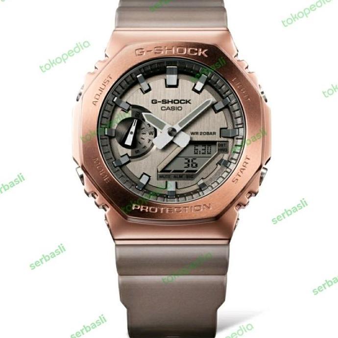 JAM CASIO GSHOCK GM2100MF / GM-2100MF-5A Metal Covered ORIGINAL GARANS