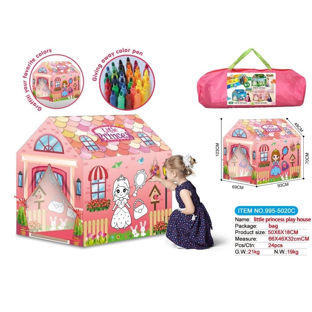 TERBARU TENDA ANAK-ANAK TENDA ULANG TAHUN RUMAH KECIL KASTIL PUTRI TENDA  LUKIS ANAK DALAM RUANGAN