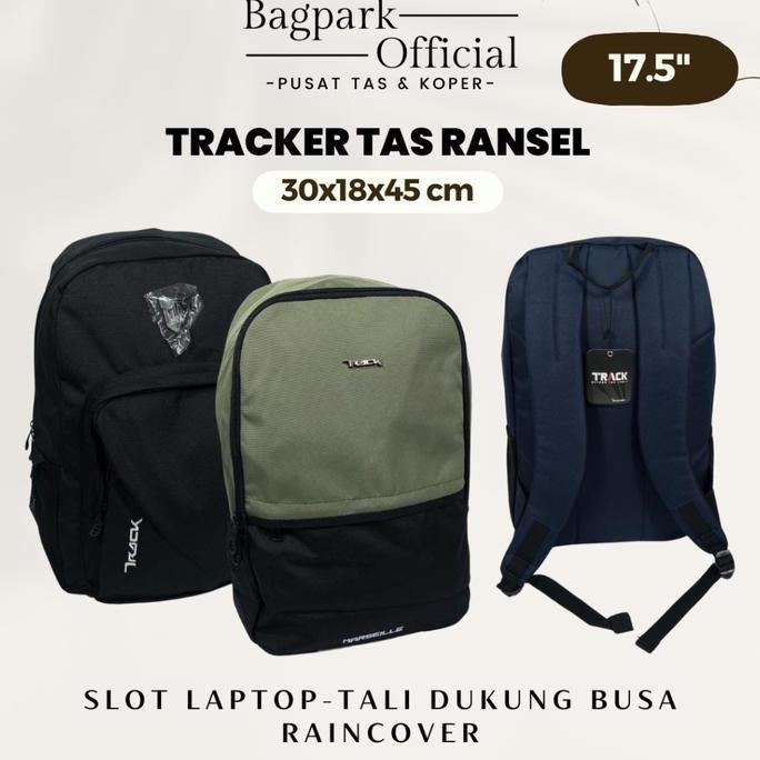 Tas Ransel Pria Tracker Backpack Laptop Original Motif Simple Tas Kerja Tas Kuliah Tas Sekolah Ranse