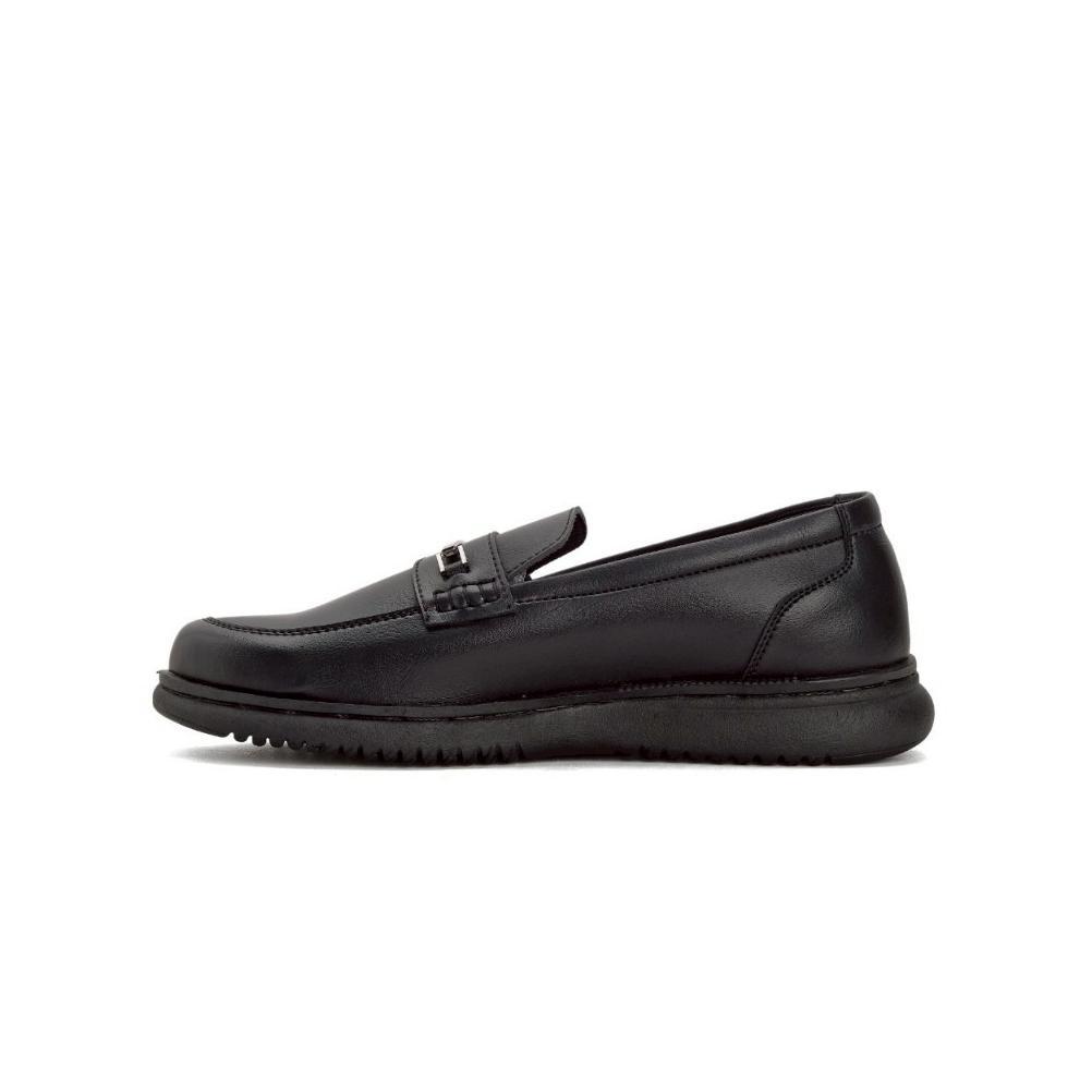 Diskon Rionz Bryant Black Sepatu Formal Pria Pantofel Loafer Hitam Kulit Pu Kerja Resmi Kantor Kulia