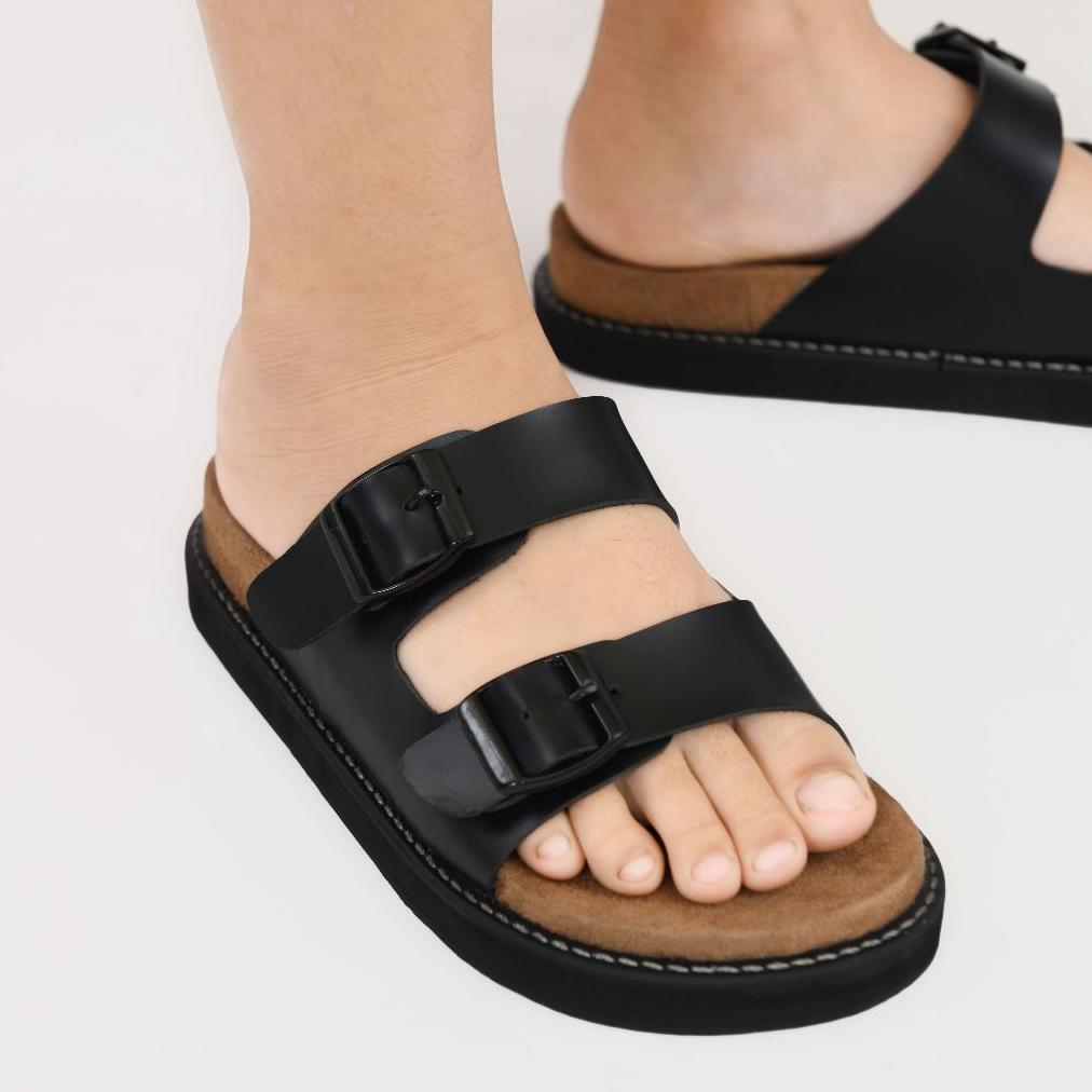 Diskon Ghulam Kids - Raya Sandal Kulit Casual Anak Laki Laki Kekinian Anti Slip