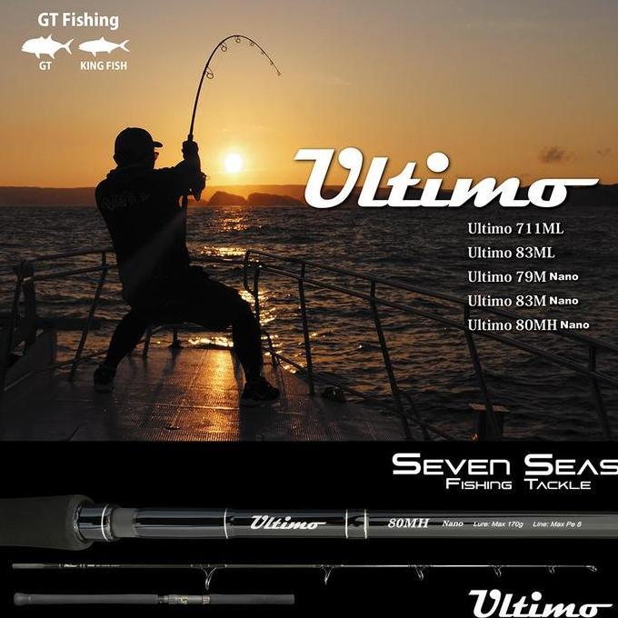 Ripple Fisher Ultimo Popping Casting Rod Joran Pancing