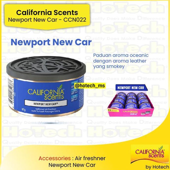 CALIFORNIA SCENTS Spillproof Aroma Newport New car | Pengharum Mobil terlaris