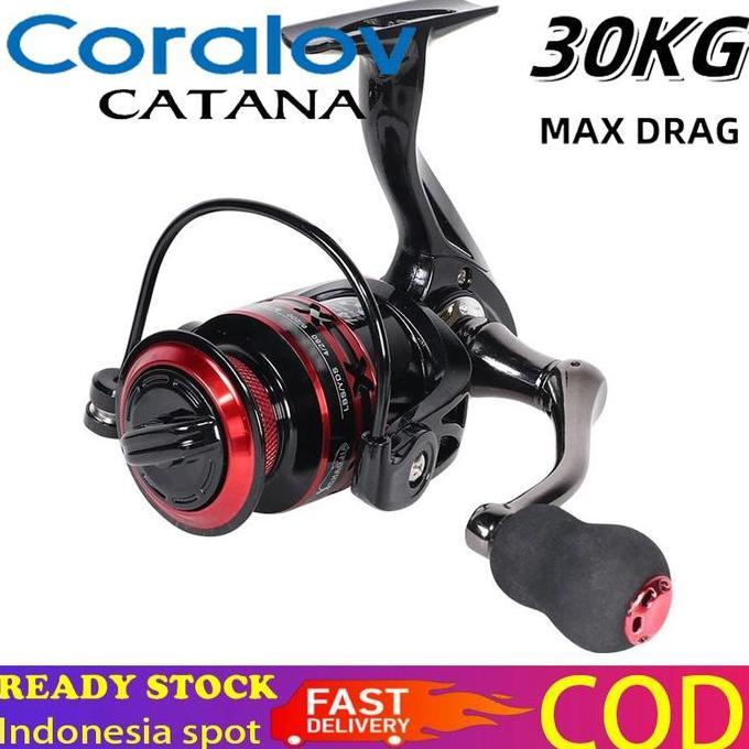 Coralov reel pancing besi fishing reel 30kg NX2000-7000 Reel Pancing Laut Tarikan reel Pancing Metal
