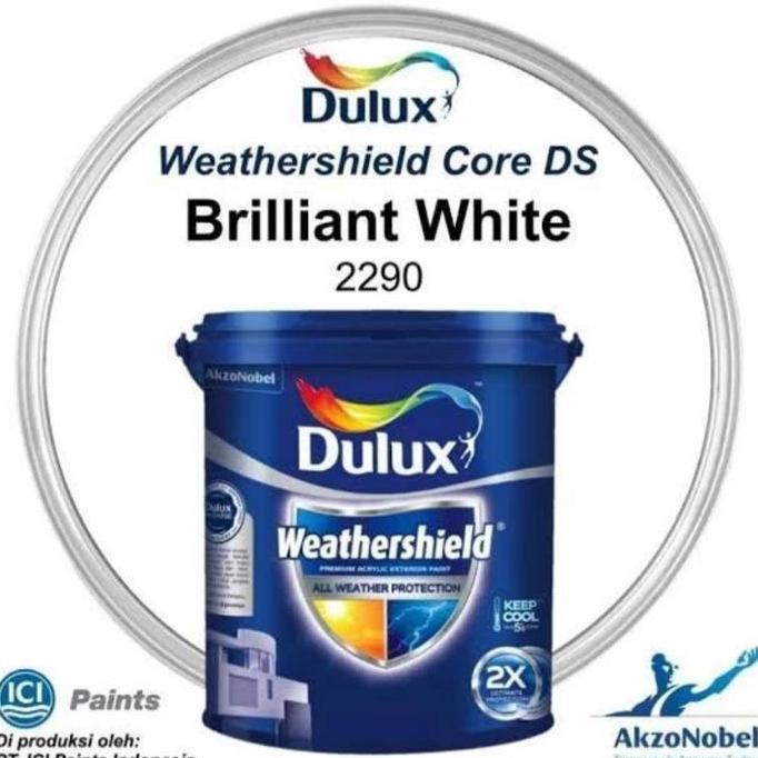 '' DULUX WEATHERSHIELD BRILLIANT WHITE 20 LITER ''