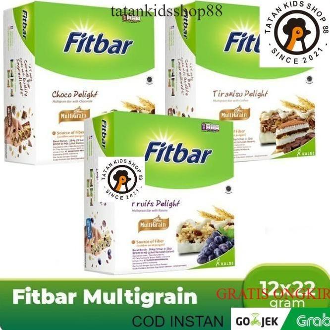 Fitbar 1 Box Isi 12Pcs Coklat Fruits Delht Tiramisu Distributor