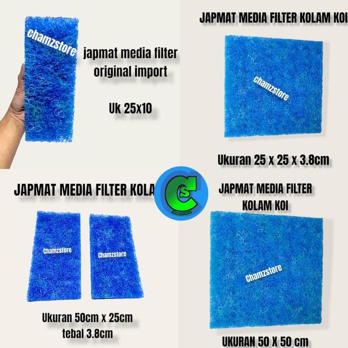 japmat media filter kolam aquarium original import filter mat / japmat