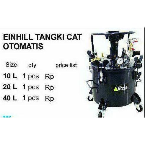 >*>*>*>*] Tangki Cat 20 Liter Otomatis EINHILL Pengaduk Cat Otomatis