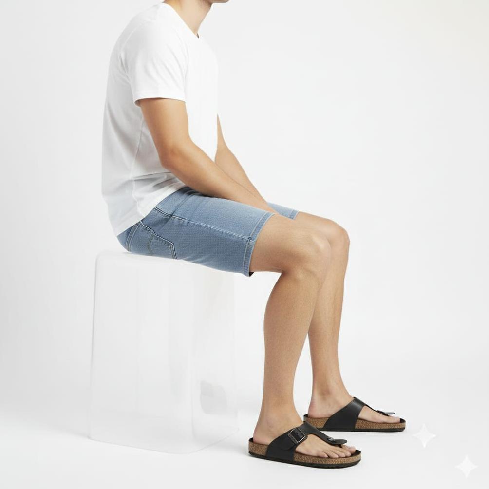 Diskon (Promo) Sandal Carvil Jepit Slop Casual Pria Sandal Jepit Pria / Sandal Asli Kulit /Sandal Ku