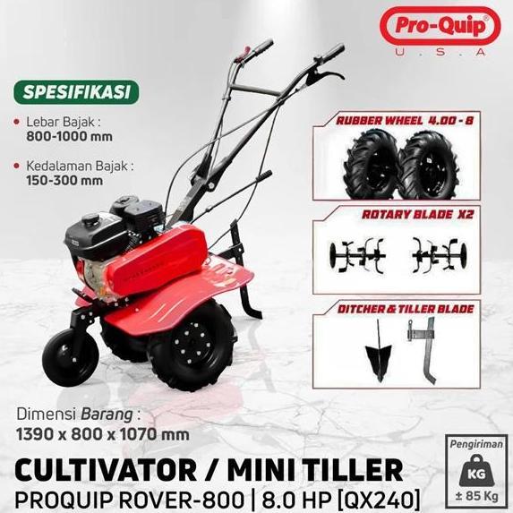 /////] Cultivator Mini Traktor Pro-Quip USA ROVER 800