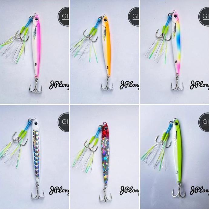 Metal Jig 40gr Jigpara Long - KOMPLIT
