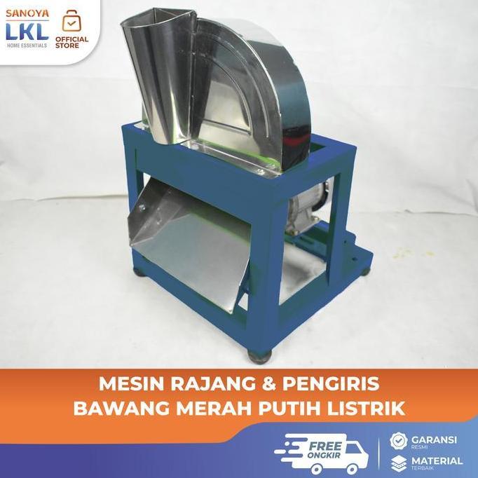 TERBARU - SANOYA Mesin Rajang & Pengiris Bawang Merah & Putih Listrik | Alat Perajang Bawang Otomati