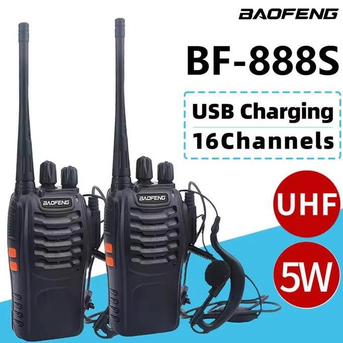 HT Baofeng BF 888S/ Baofeng Handy Talky Radio HT/ Antena Radio HT Baofeng 888S/ Radio HT Walkie Talk