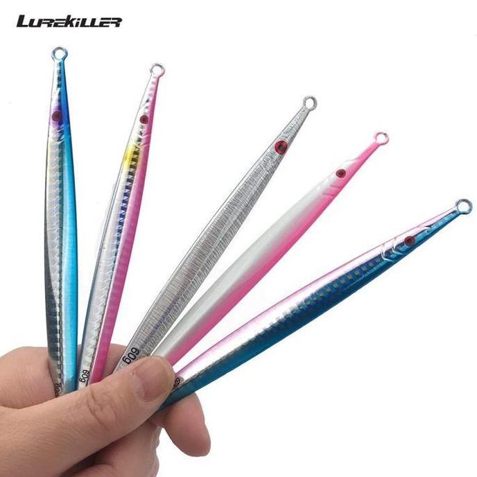 LUREKILLER Umpan Pancing Metal Jig 60g 400g umpan Jigging Luminous MJ029