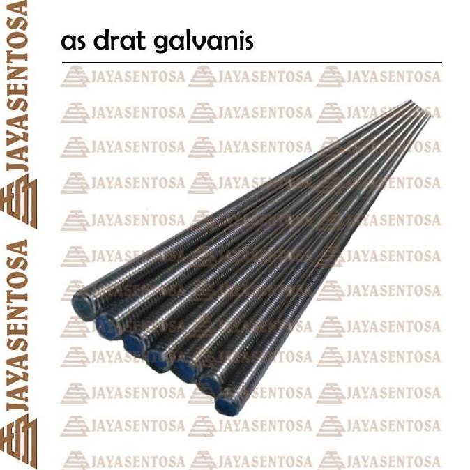 as drat m12 / long drat m12 galvanis putih ( KHUSUS GOJEK )
