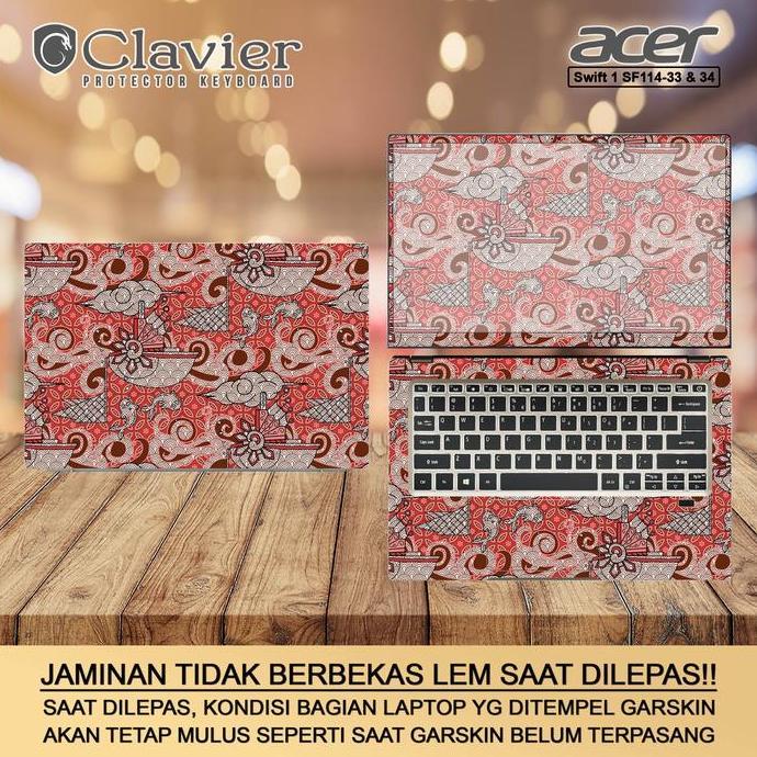 Cover Garskin Laptop Acer Swift 1 Fresh SF114-34-P2VU P3ZB Fullbody