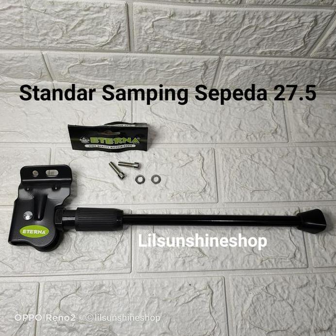 Jagang Standar Samping Sepeda 27.5 ETERNA Jarak Antar Titik Tengah Lubang 2cm Untuk Polygon Xtrada P